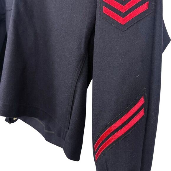 US Navel Vintage Wool Pullover Jacket Uniform Sailor Navy GUC Factory Made 42R - Picture 9 of 15